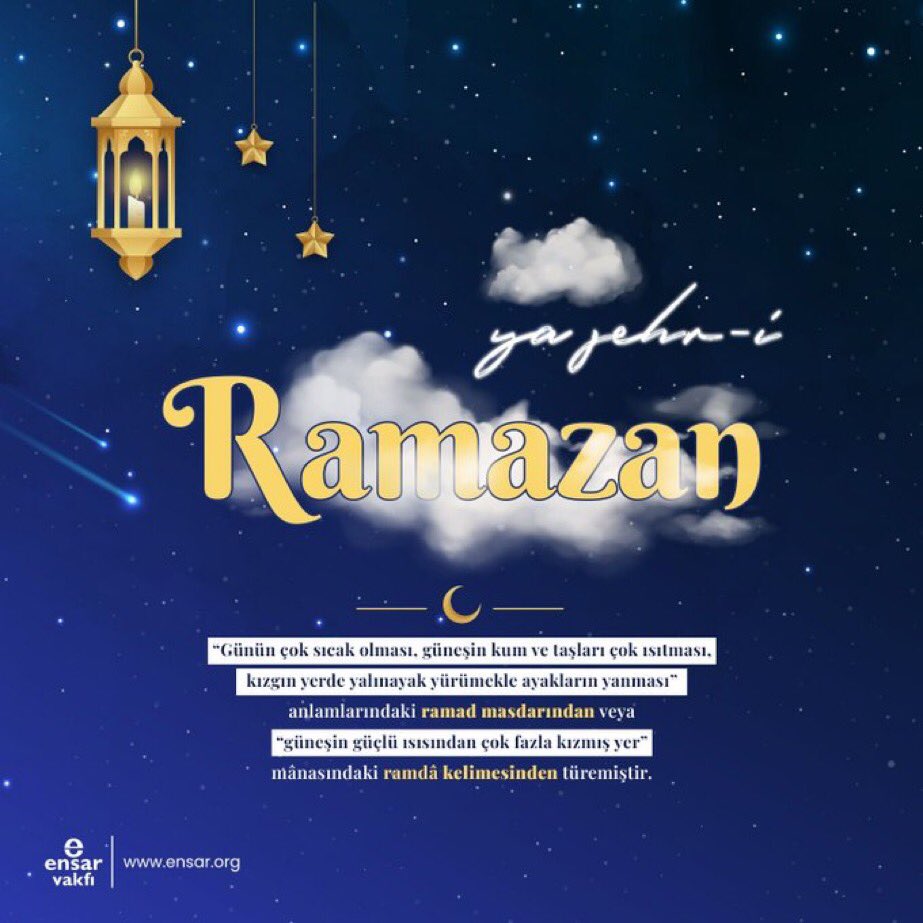 Hasretle beklediğimiz on bir ayın sultanı Ramazan-ı Şerif hoş geldi. 🤍

Rahmet, mağrifet ve bereket ayı olan #Ramazan ; tüm islam âlemine güzellik getirsin. 🤲🏻

Ramazan-ı Şerif’imiz kutlu olsun. 🌹
