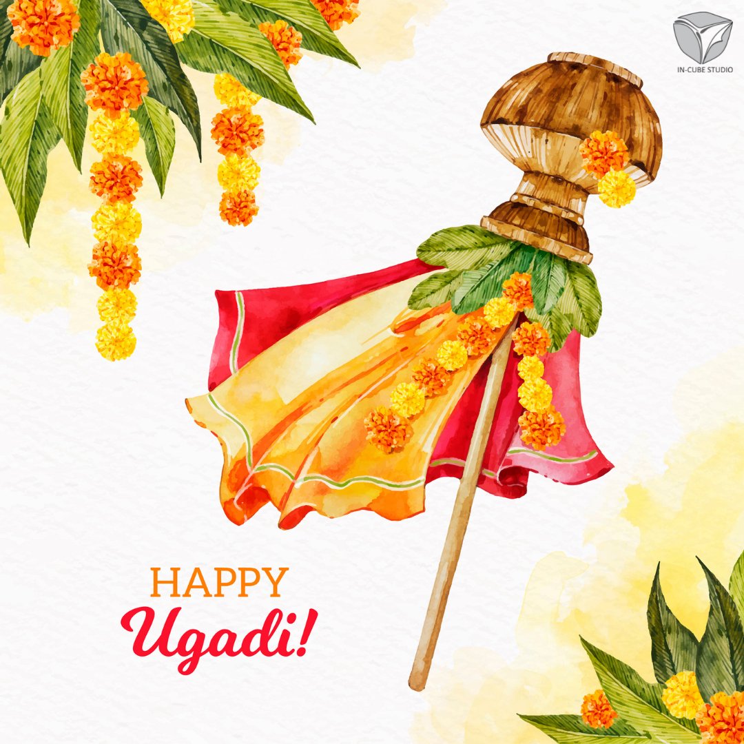 IncubeStudio's tweet photo. Ugadi teaches that life has many different flavours, and we must-embrace them all. Happy Ugadi from team In-cube! 

#ugadi #ugadifestival #festivalvibes #happyugadi #festiveseason #festivalvibes #homedesign #newyear #gudipadwa https://t.co/MygH107CRq
