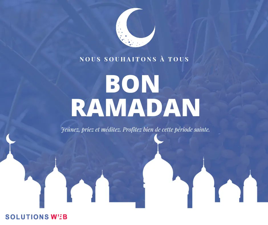 solutionswebco1's tweet photo. Ramadan Moubarek 🤲
#ramadan #solutionsweb #kebetu https://t.co/7aneP43vzy