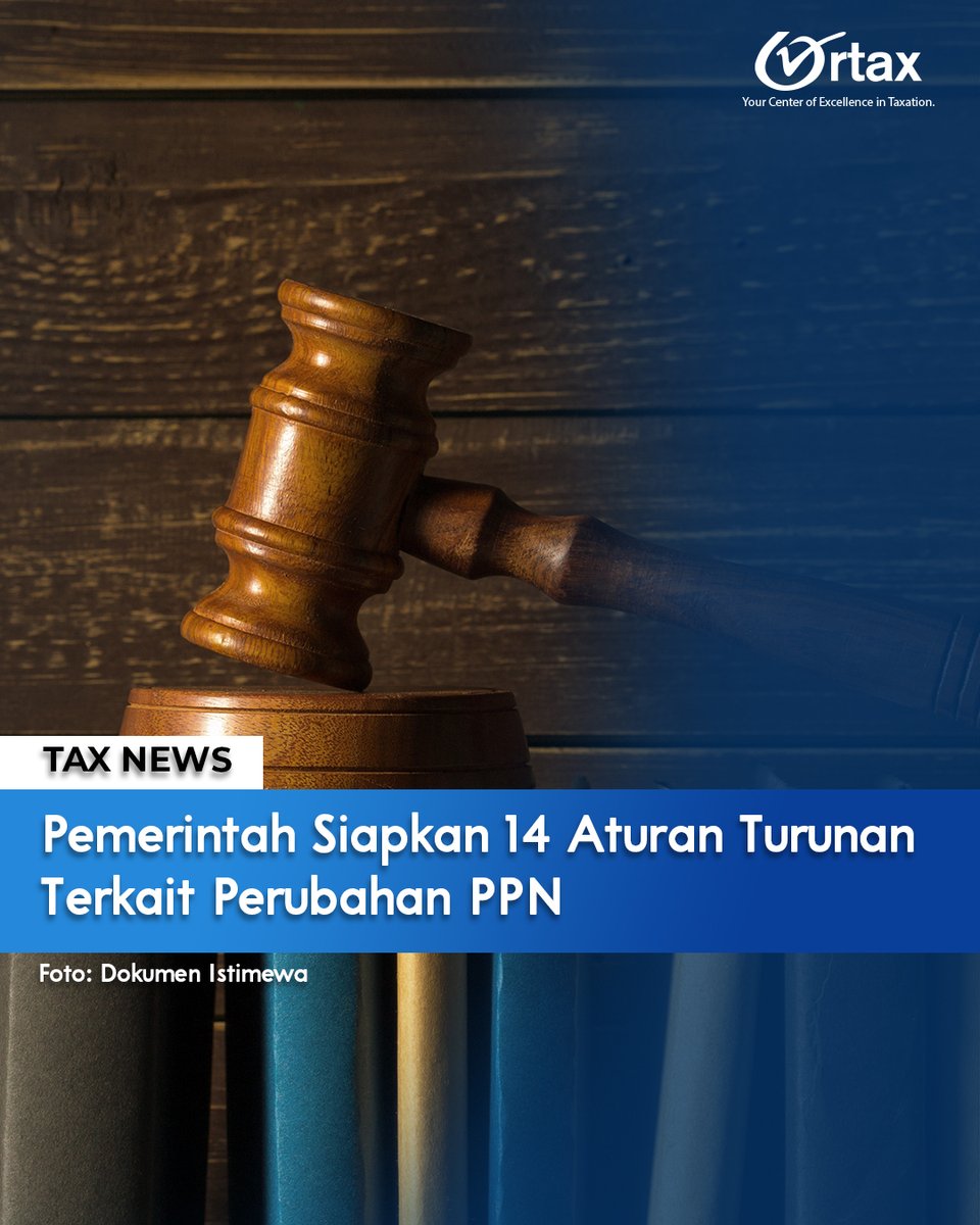 redaksi_ortax's tweet photo. Sesuai ketentuan pada UU HPP, pemerintah menaikkan tarif PPN menjadi 11%. Kenaikan tersebut resmi berlaku mulai 1 April 2022. Selain perubahan tarif, pemerintah juga menyiapkan aturan turunan untuk perubahan pada kluster PPN.

Baca selengkapnya di https://t.co/ElxDy9hFCh https://t.co/v9i9TCrTtJ