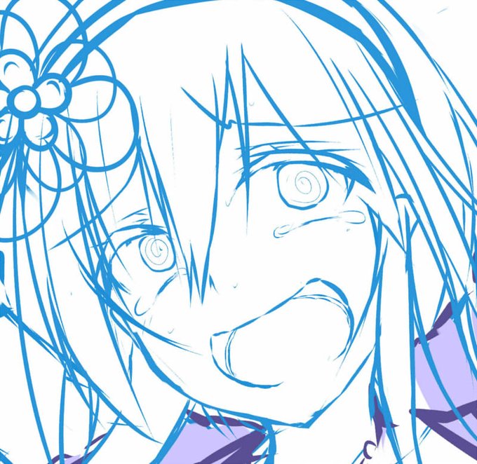 ユーリアちゃんは笑顔が似合うラフ 