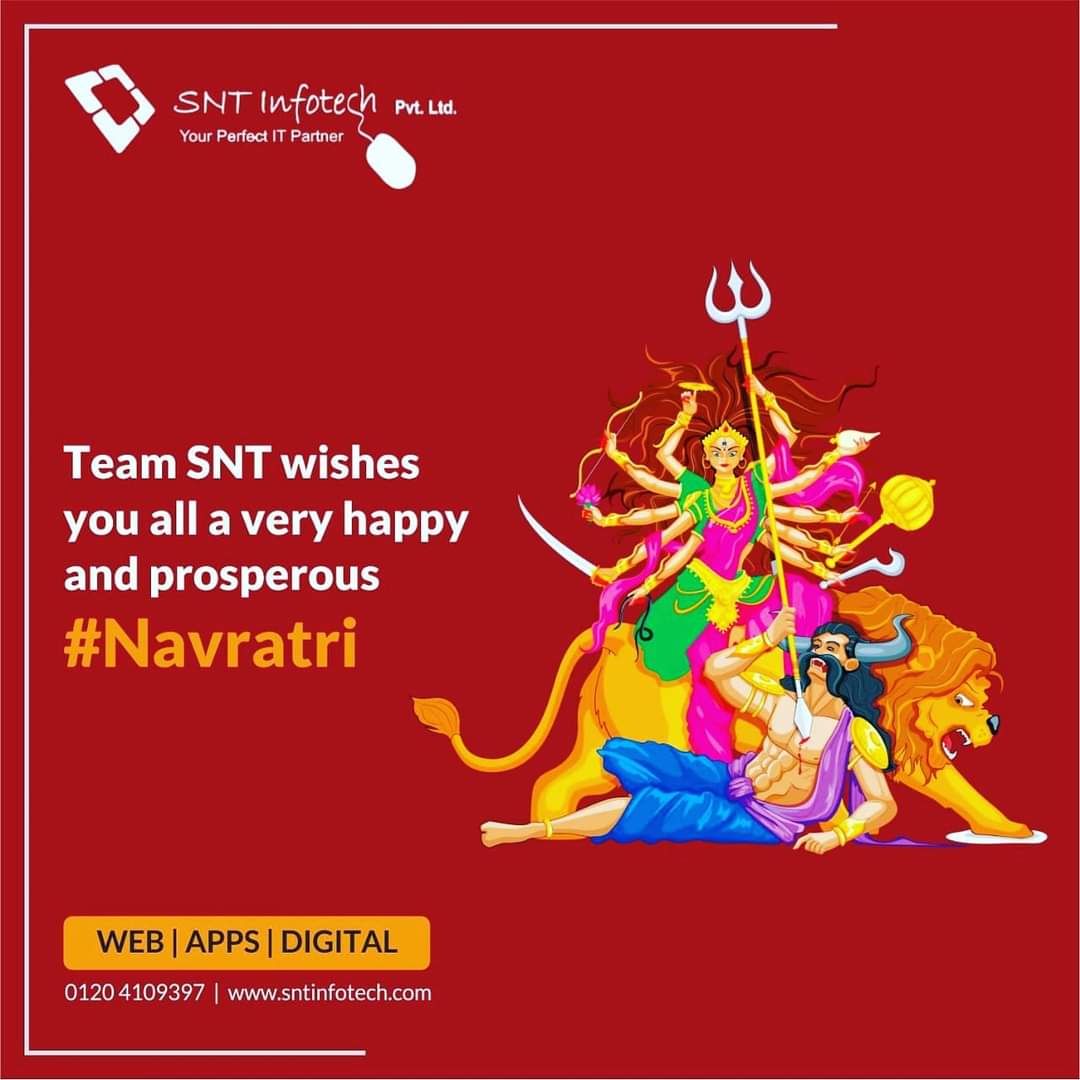 sntinfotech's tweet photo. Wishing everyone a very Happy Hindu New year &amp; Happy Navratri.May Maa Durga bless everyone with good health and happiness.
https://t.co/Uf9XvMeRxP
#navratri2022 #navratri #navratrifestival https://t.co/sKjiIGxPTD