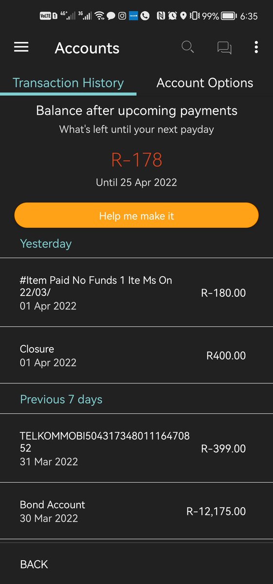 bornville's tweet photo. @TelkomZA You guys are a pain in the ass!!l I changed my banking details with you at your branch and I ask them if they sure that all is changed before I move funds, the said yes but you still went to debit my old account which has no money and I have now pay penalties https://t.co/ngwxaNRzXt