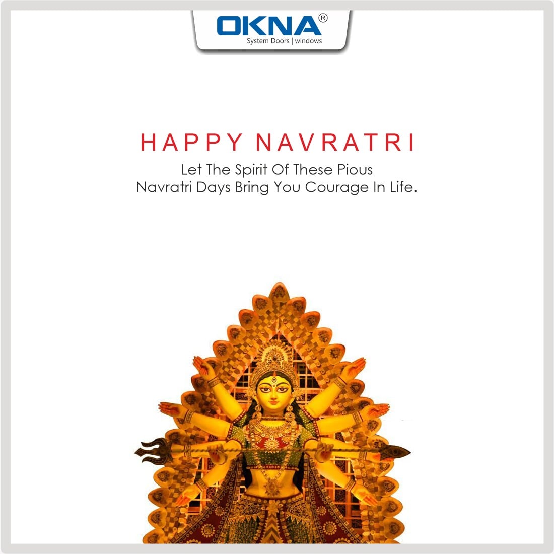 Oknawindows's tweet photo. May you have the best of time, celebrations and success in life this year.
Best wishes for a joyous navratri with lots of Happiness and Peace#HappyNavratri #happynavratri #happynavratri🙏 #happynavratri❤️ #HappyNavratri2022 #happynavratri2022❣️ https://t.co/bunhubUTh9