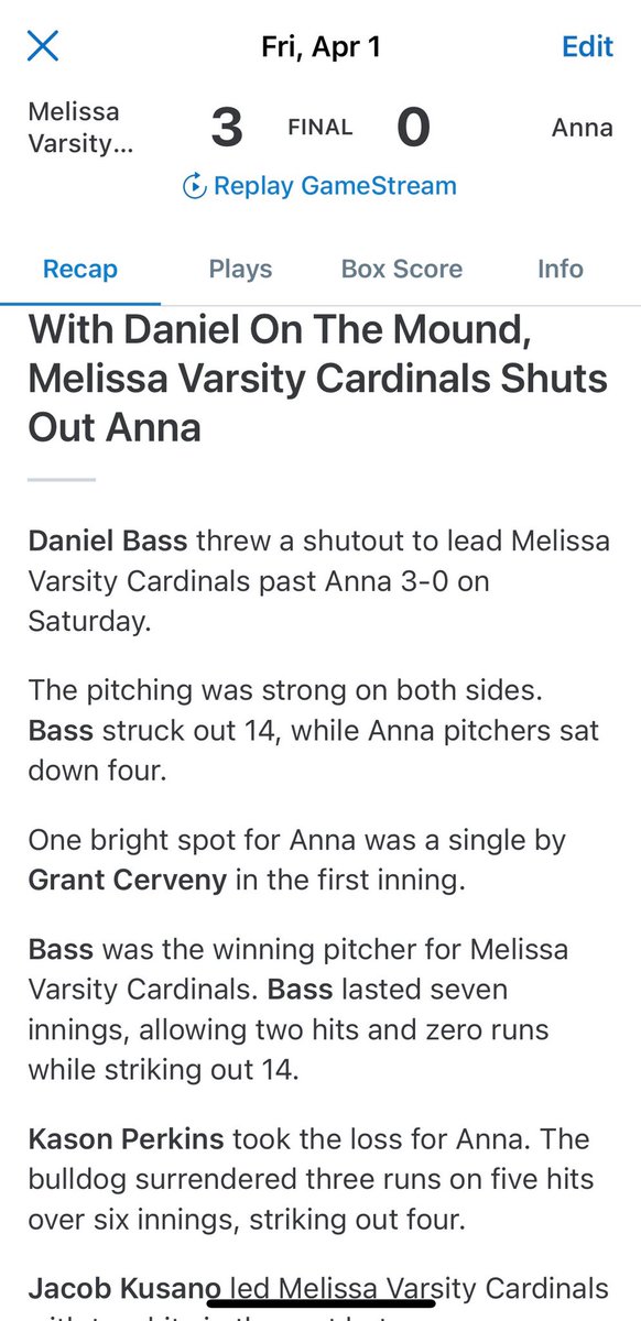 Another one for the books