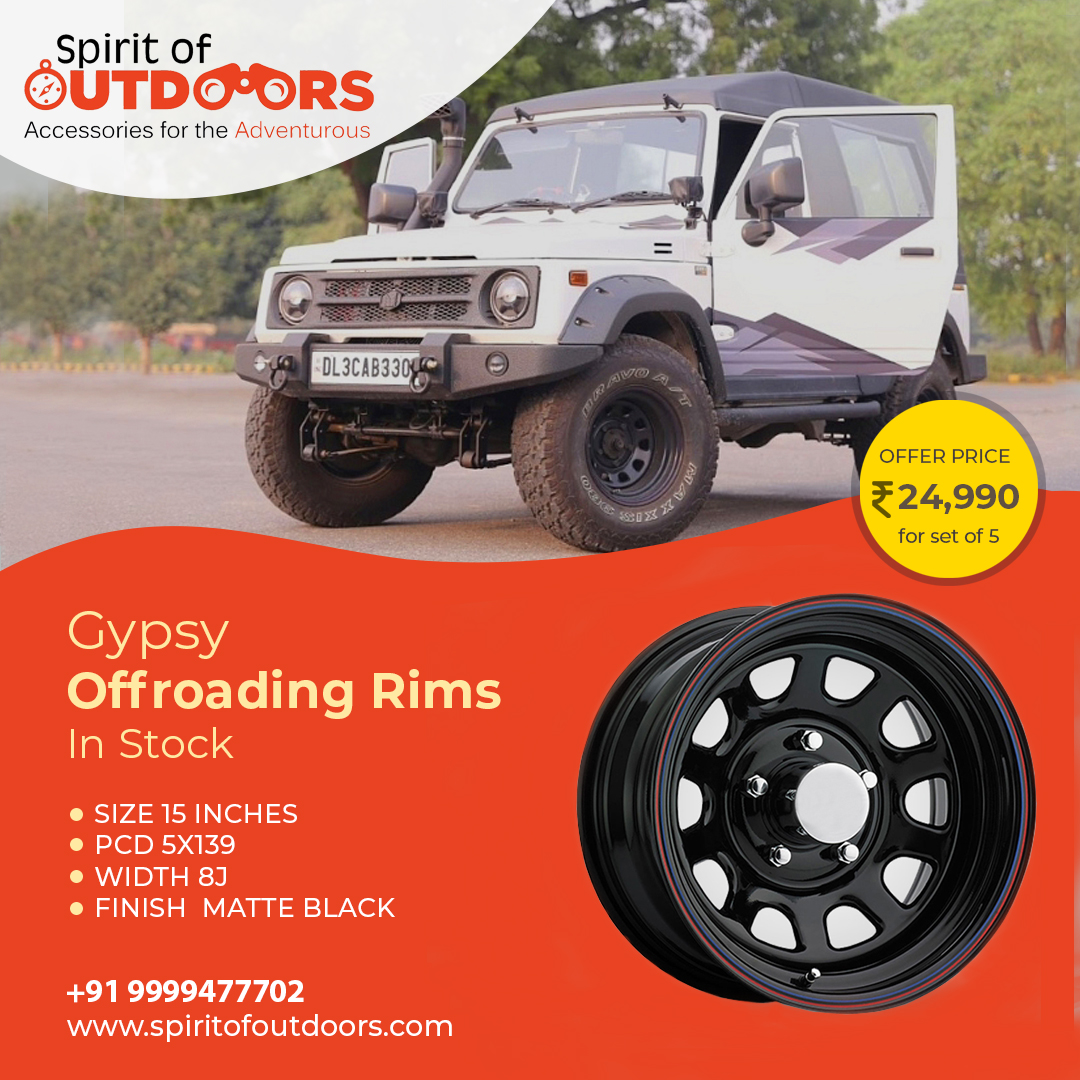 Gypsy Off-roading Rims In Stock.
#gypsy #4x4 #Offroading #gypsyrim #alloywheel #gypsymodified #gypsy4x4 #rim #gypsyrim #gypsytyre #gypsyindia #alloywheel #gypsyequipment #stylishgypsy #modifyvehicle