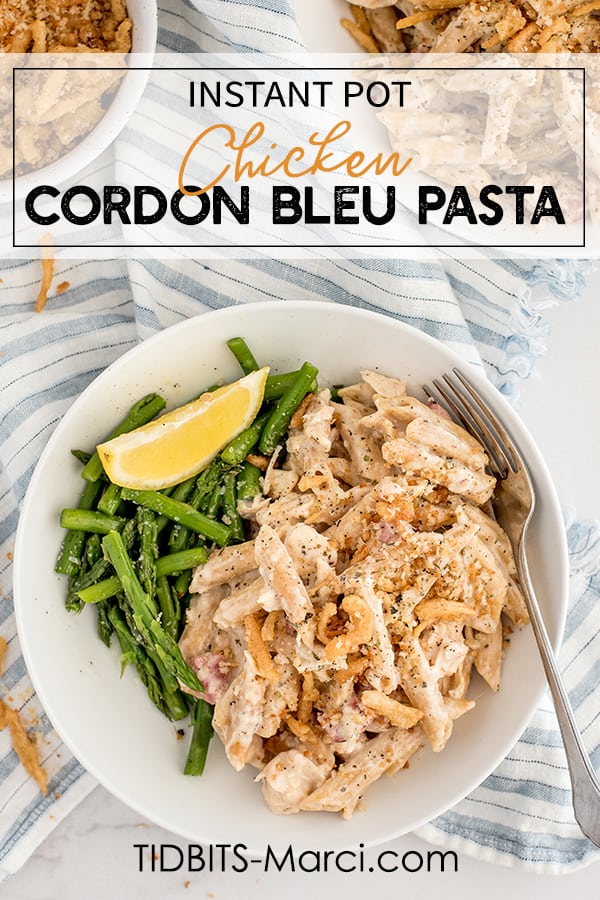 Instant Pot Chicken Cordon Bleu Pasta