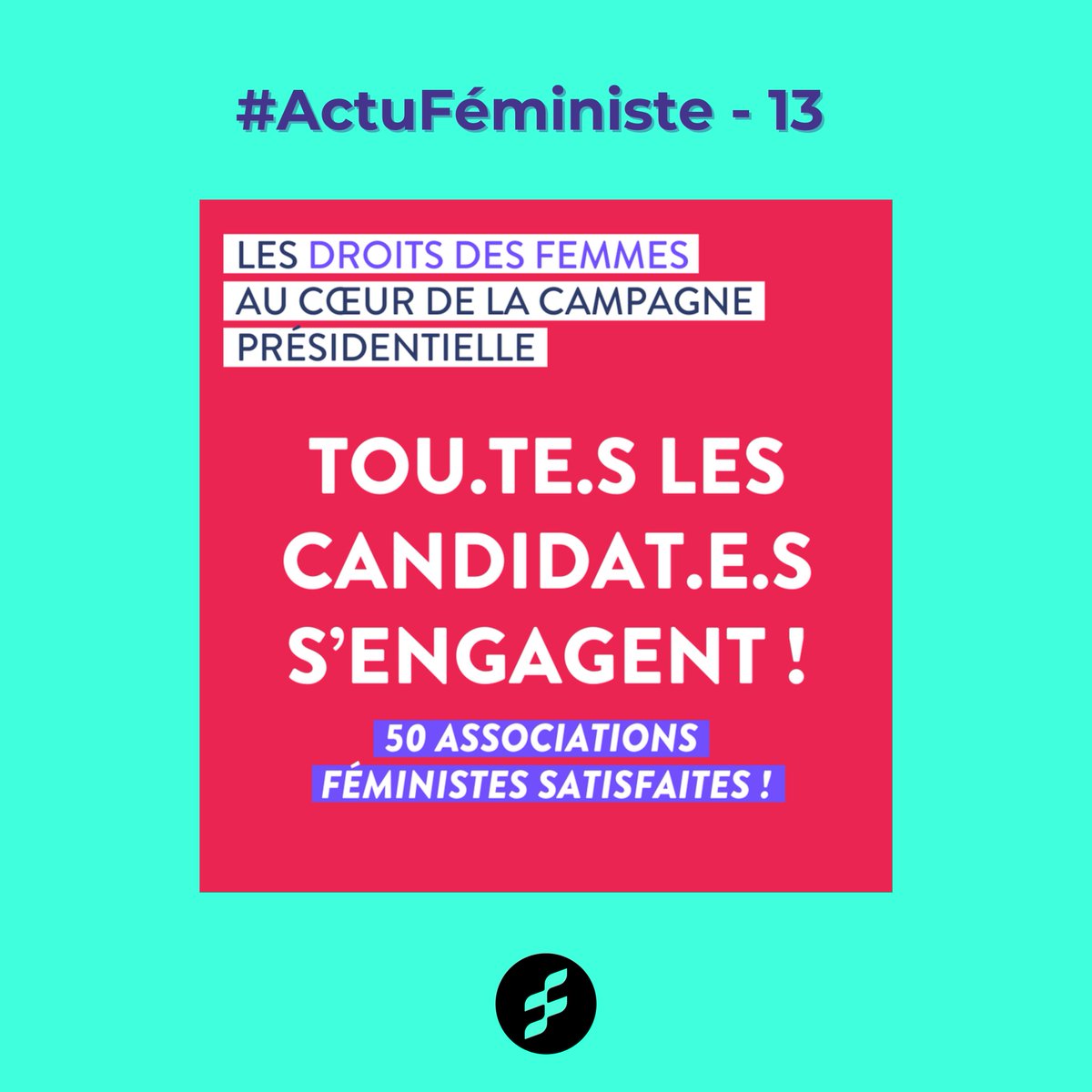 FeminismeAsso's tweet photo. 📢#ActuFeministe 1⃣3⃣
C'est le moment de notre revue féministe hebdomadaire d'actualités !

👉Plusieurs appels aux candidat.e.s à la présidentielle et autres mobilisations #MaisPasQue 

Un seul mot d'ordre : #EcoutezNousBien

https://t.co/Jur3Cdf8o7 https://t.co/GcKaVXXu9b