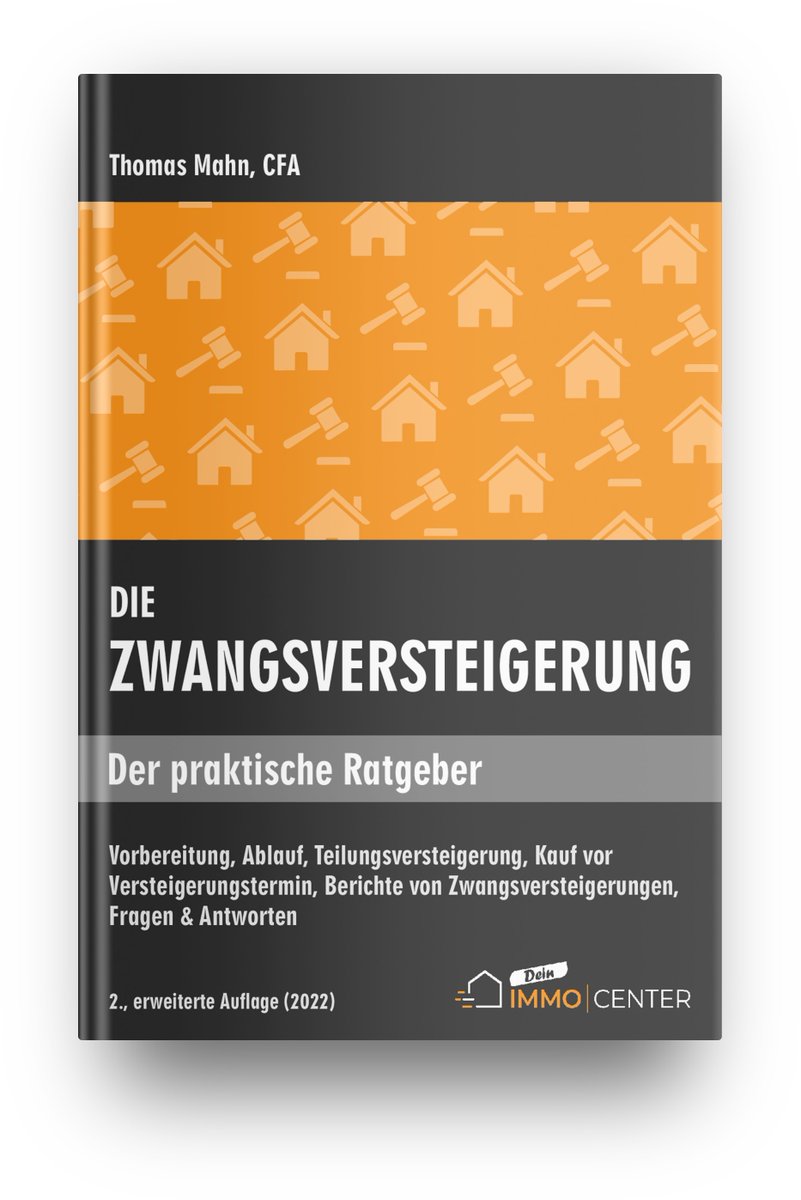 DeImmocenter's tweet photo. Unser neuer Praxis-Ratgeber "Die Zwangsversteigerung" ist nun verfügbar! Für unsere Mitglieder stellen wir den Ratgeber kostenlos innerhalb des Mitgliederbereichs zur Verfügung https://t.co/4IjCsBP9My