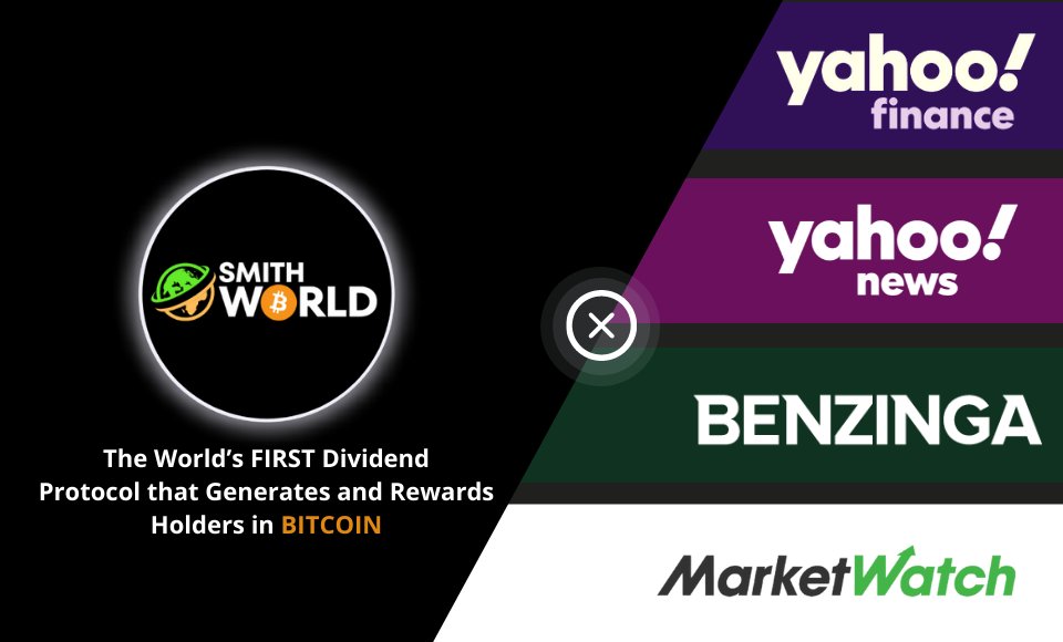 SmithWorldToken's tweet photo. The World's First Bitcoin Dividend Protocol.
Earn Unlimited Bitcoin, every single trade!
Holding 1% Supply could earn $19,800,000 a year
Join here > https://t.co/CEVLnNk5RJ

Safu Project!
✅ Launching Very Soon
✅ KYC Approved
✅ Audited 
✅Private Sale

🌐https://t.co/aQ04VBneN6 https://t.co/GovjcYZyab