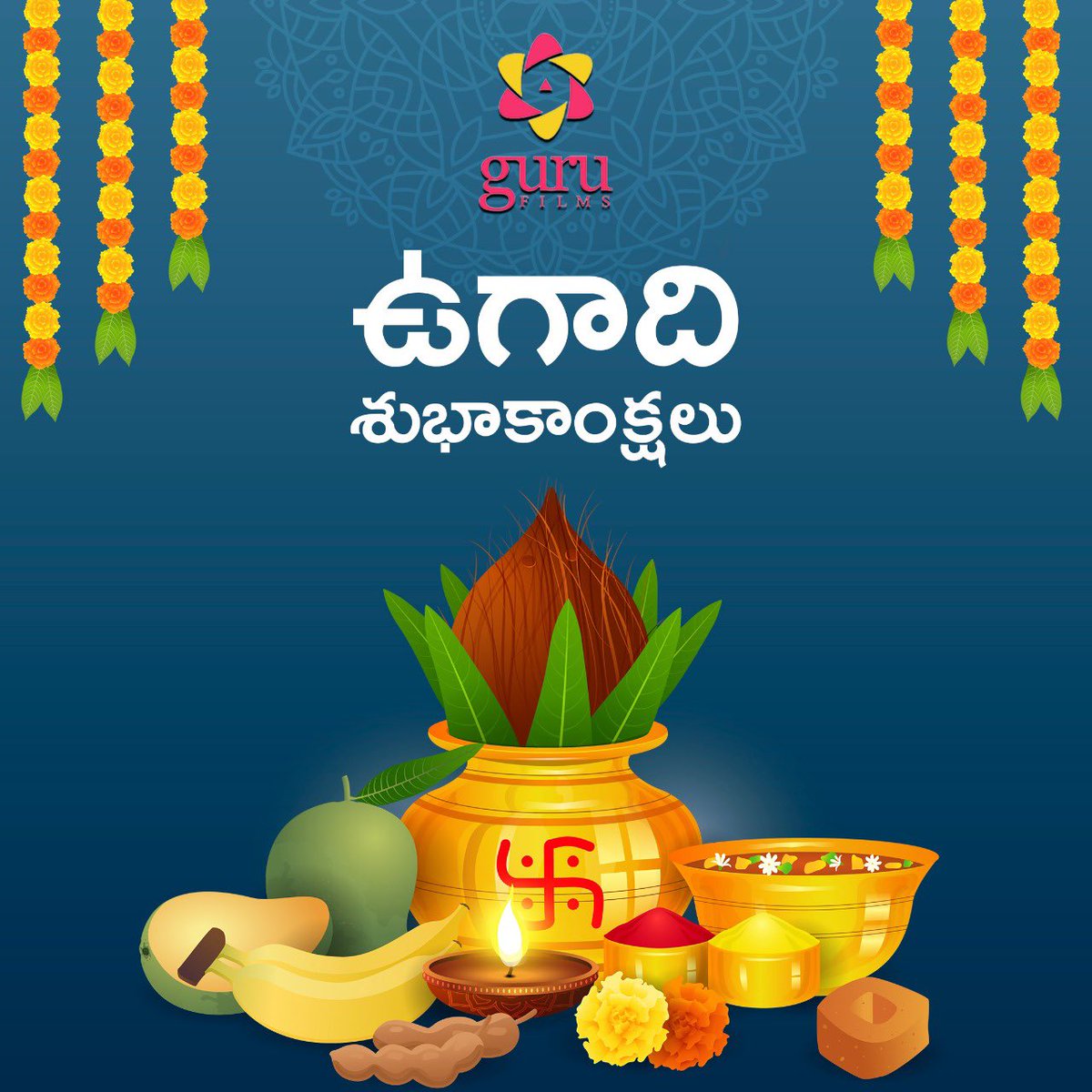 SunithaTati's tweet photo. A very Happy Ugadi, Gudi Padwa and Chaitra Sukhladi to you all 🌻
Wishing you all joyous and prosperous new beginnings !
#HappyUgadhi #GuruFilms https://t.co/TiJH1UlK5x