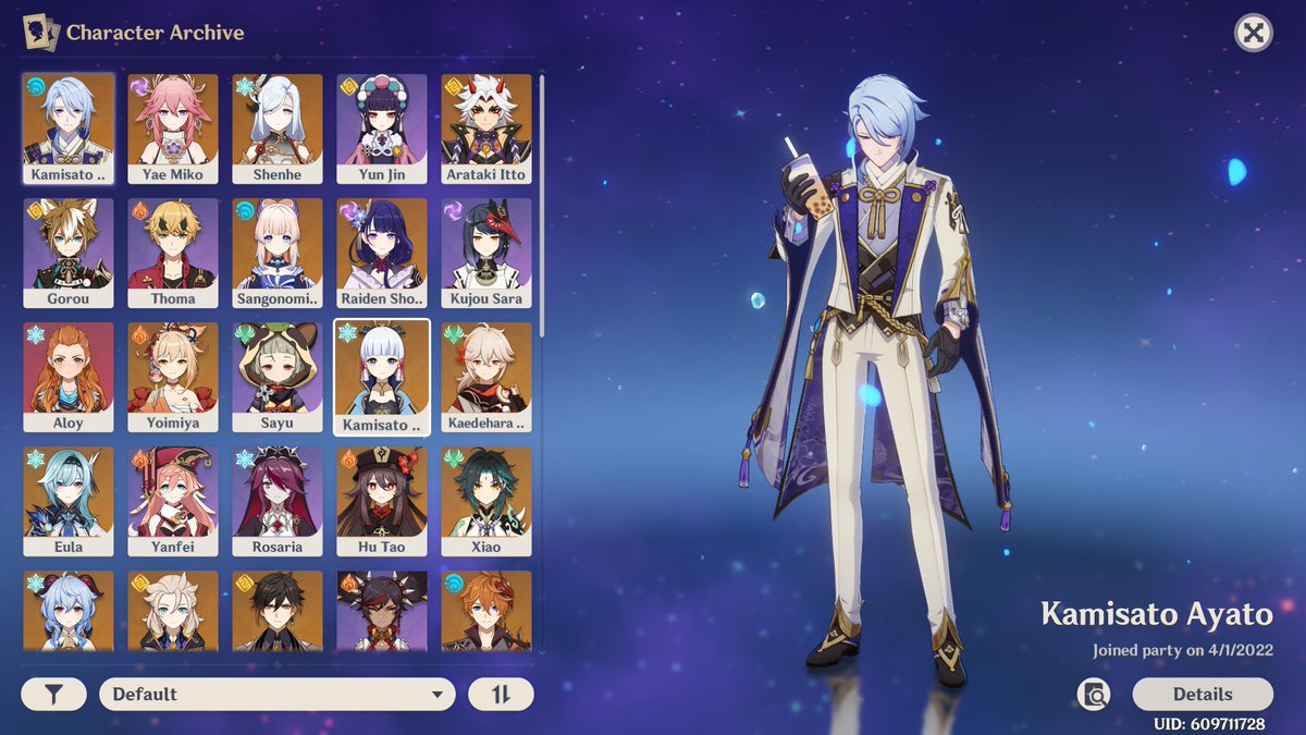 Eeveeiku's tweet photo. How I've managed to pull every character in #GenshinImpact except Diluc blows my mind https://t.co/5vpOn0MhwP