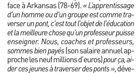 Lab20_24's tweet photo. Qu’est ce qu’un entraîneur ? « Nous sommes payés pour aider les jeunes à franchir des ponts » Mike Krzyzewski - Coach K … #popphilo https://t.co/UrRxDImU0d