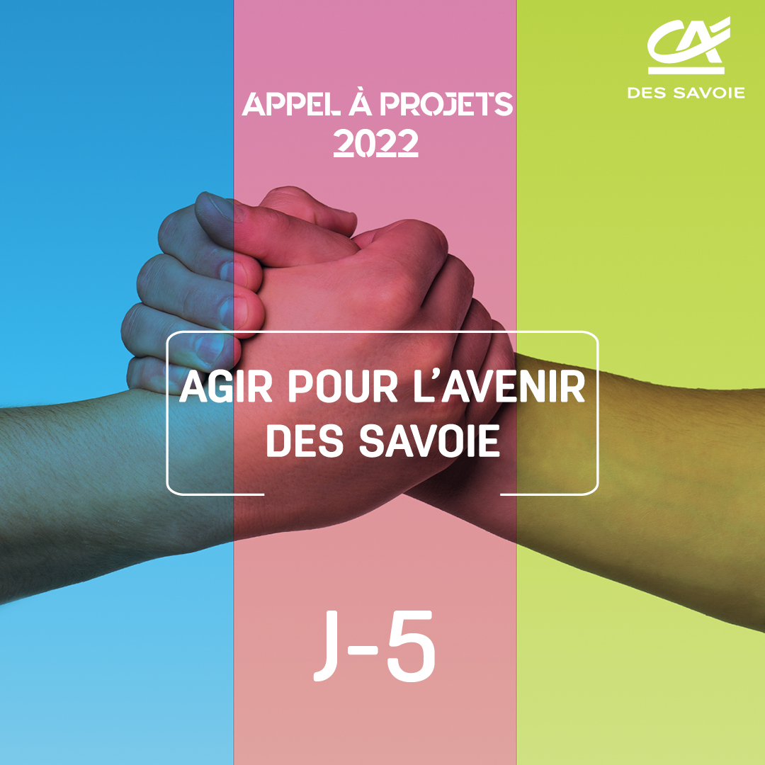 📣 [APPEL A PROJETS] J-5 ! ⚠️⚠️
Il ne reste plus que quelques jours pour déposer votre projet !
Pour candidater 👉 appel-a-projets-ca-des-savoie.fr