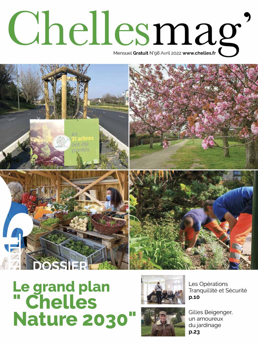 VilleChelles's tweet photo. [Chelles mag avril] 
Il est en ligne ! Retrouvez le chelles mag du mois d'avril👇
https://t.co/PuCkgScUkr
#chellesmag #information #actualité #villedechelles https://t.co/rR82Qdx5DC