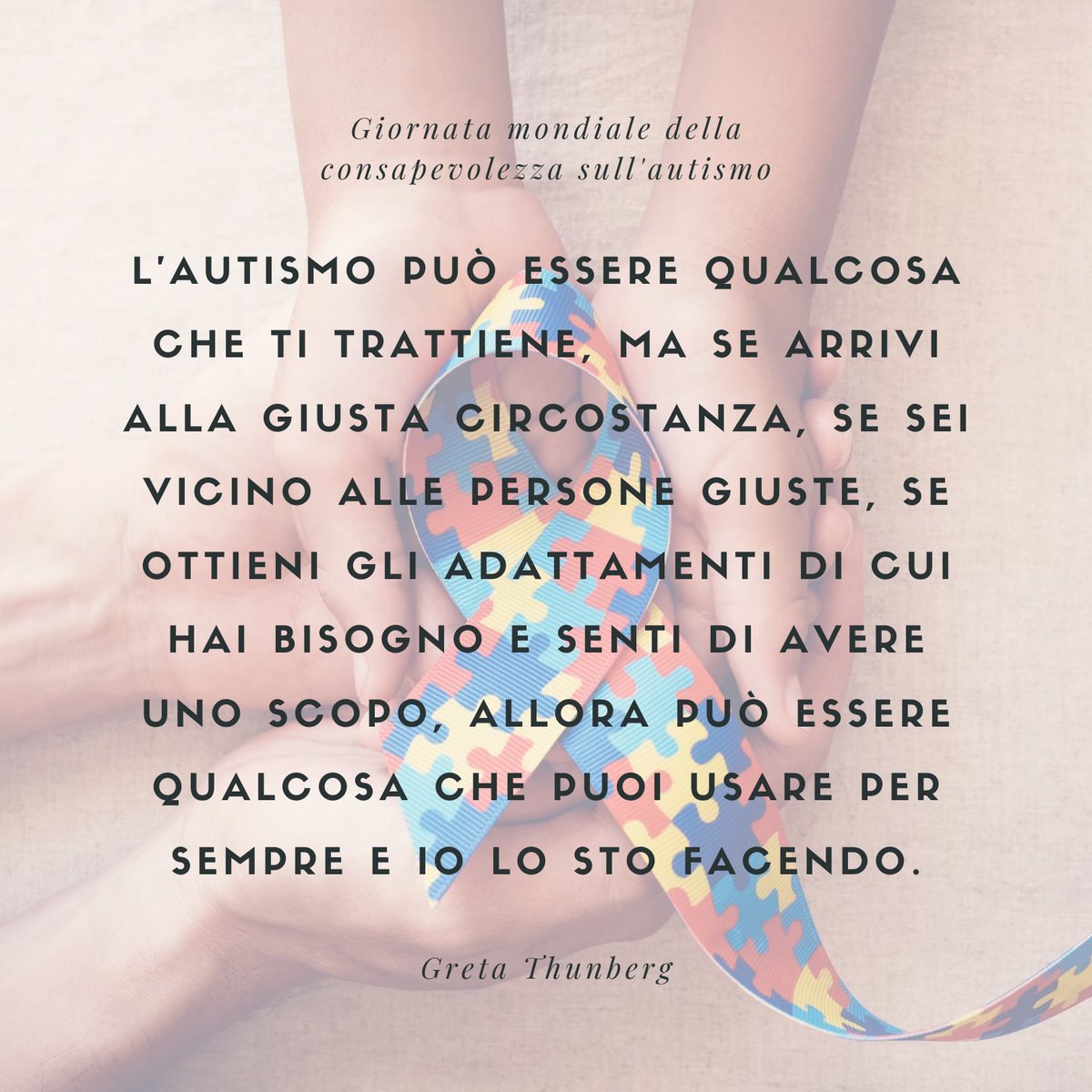 CentroSCP's tweet photo. 2 APRILE 2022 – GIORNATA MONDIALE DELLA CONSAPEVOLEZZA SULL’AUTISMO

#CSCP2022 #CulturaPsicologica #GiornataMondialeDellaConsapevolezzaSullAutismo #WorldAutismAwarenessDay #WADD #WADD2022 #Autismo #Autism https://t.co/TK2L3RDdQv
