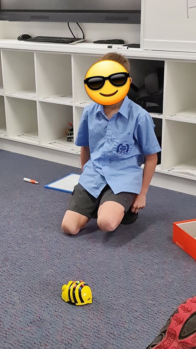Joshua_Zammit_'s tweet photo. This week in mathematics we explored position. We utilised Bee Bots students first learning how to program their bot then creating a map. They were changed to detect the Bee Bots through the obstacles from two grid points selected by their peers. #ACUedu_p. https://t.co/PS7qxE5lDO