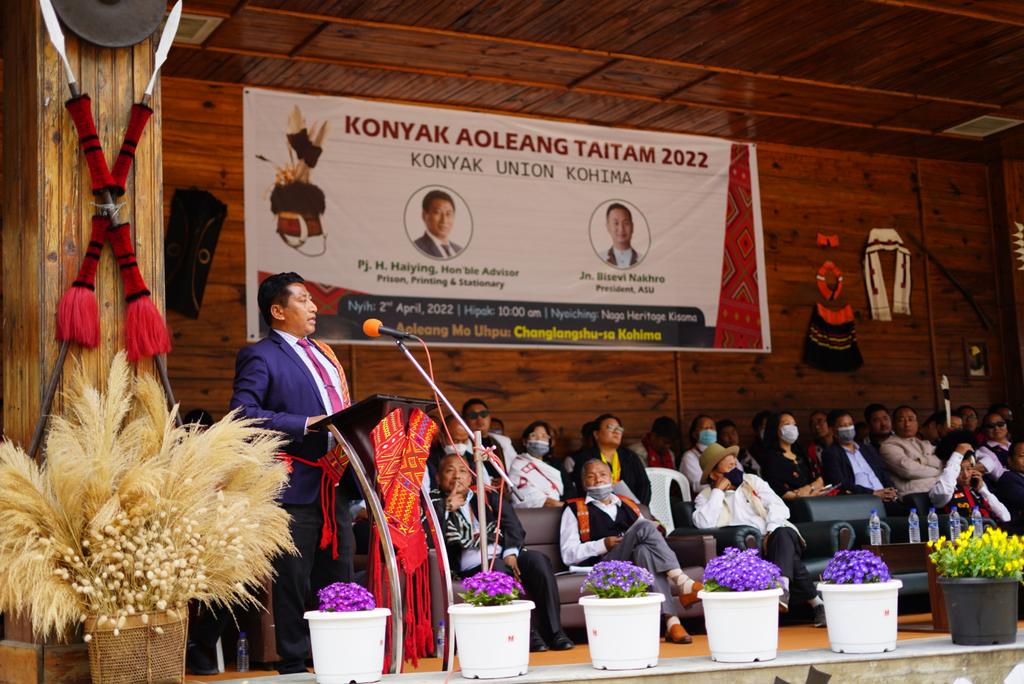 Aoleang say strength, progressive and unity. 

Happy Aoleang festival Konyak community and it's a great privilege to be a Chief Guest for the fest.
