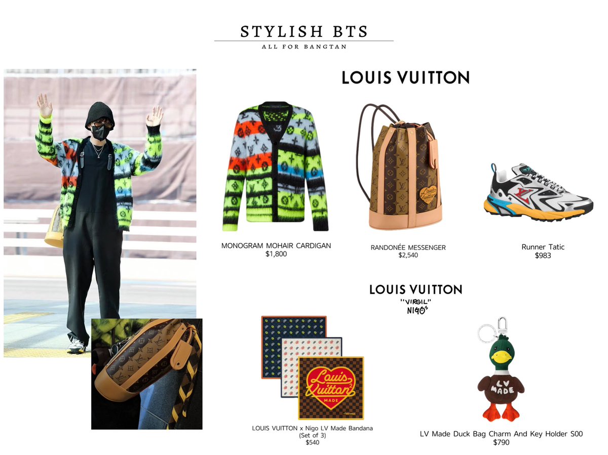 Bangtan Style⁷ (slow) on X: Twitter Post 210624 Hobi wears a gift from  @Hashtag_218 by Hermes and Louis Vuitton Cyclone Sunglasses ($875). #JHOPE  #BTS @BTS_twt  / X