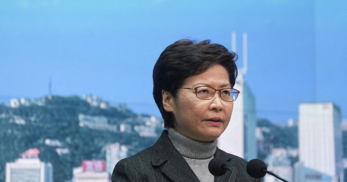 Hong Kong's Carrie Lam says leadership election to go ahead as planned reut.rs/3u0kbmD