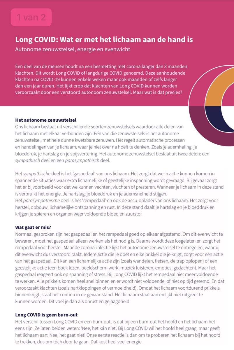 tpoldervaart's tweet photo. Eindelijk een duidelijk artikel over wat #LongCovid is.
Bedankt #csupport!
#postcovidsyndroom #erkenning 
@LongCovidNL https://t.co/iQMS8OKnjk