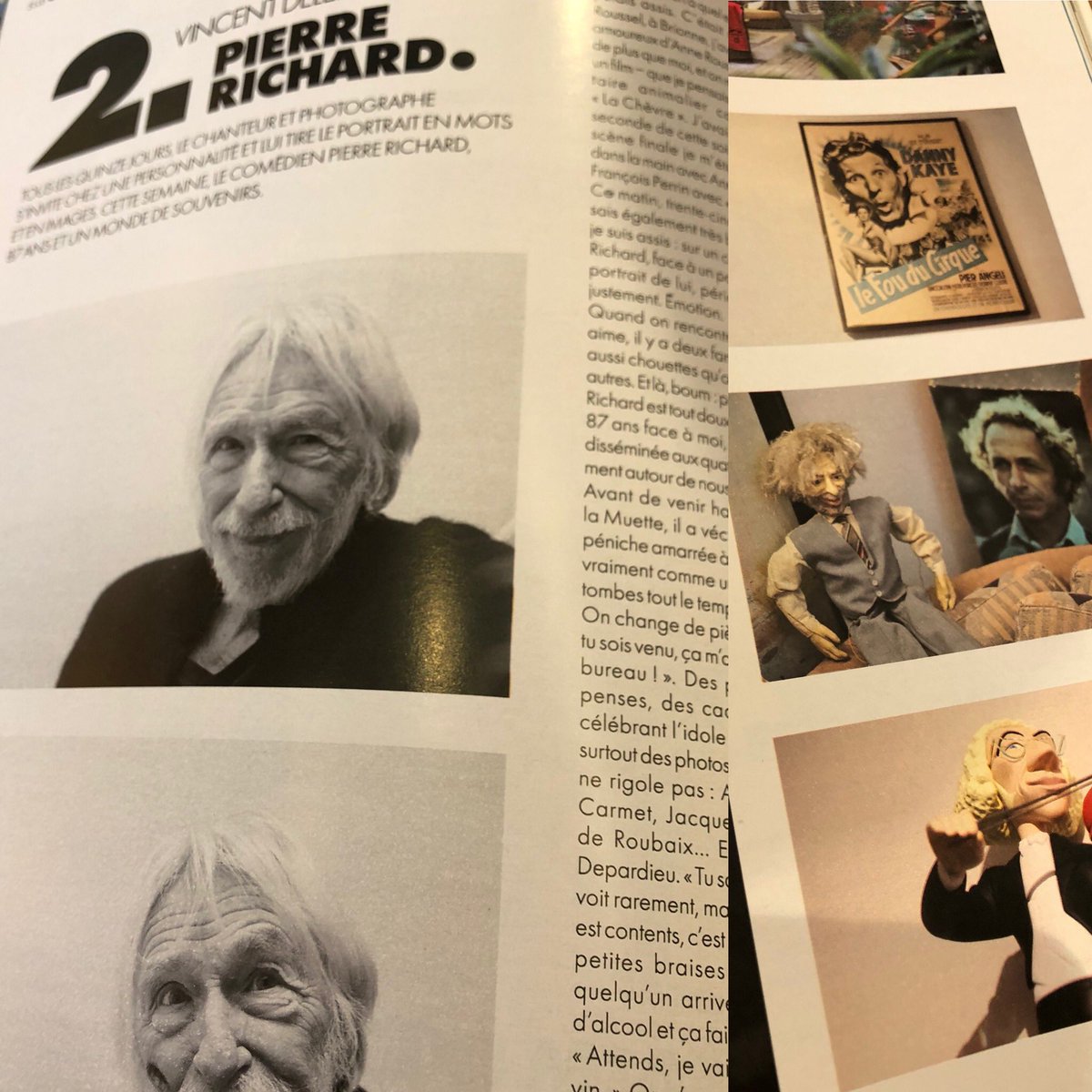 Mais que ces petits mots et ces photos sont touchants😍 #plouf Merci <a href="/PierreRichardPR/">Pierre Richard</a> <a href="/DelermEtMoi/">Vincent Delerm et moi</a> <a href="/ELLEfrance/">ELLE</a>