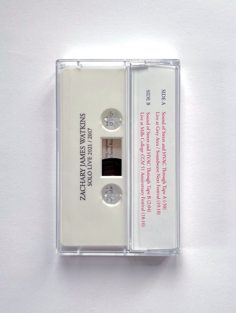 SIGE Records (@sigerecords) on Twitter photo SIGE new release: ZACHARY JAMES WATKINS “Solo Live 2021/2017” CS/DL - solo electronics and guitar works by ZJW. A wonderful precursor to his forthcoming full length. Cassette edition ltd to 80 copies. Thank you.
sigerecords.bandcamp.com/merch
<a href="/ZacharyJWatkins/">zachary watkins</a> SIGE new release: ZACHARY JAMES WATKINS “Solo Live 2021/2017” CS/DL - solo electronics and guitar works by ZJW. A wonderful precursor to his forthcoming full length. Cassette edition ltd to 80 copies. Thank you.
sigerecords.bandcamp.com/merch
<a href="/ZacharyJWatkins/">zachary watkins</a>