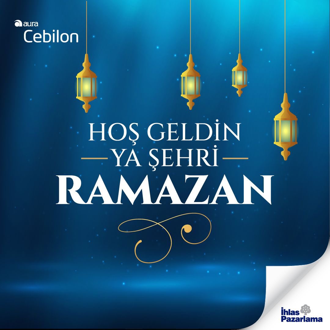 Ramazan ayınız mübarek olsun. #Ramazan