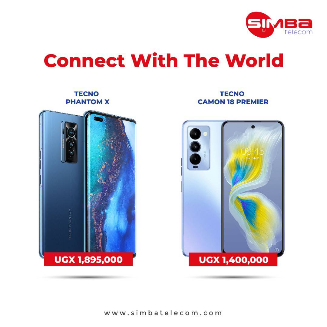 Stay connected with the latest gadgets in town. Get yourself a #Tecno smartphone today. Visit a #SimbaTelecom shop or order via WhatsApp: 0776202812

#TecnoMobile #PhoneDeals