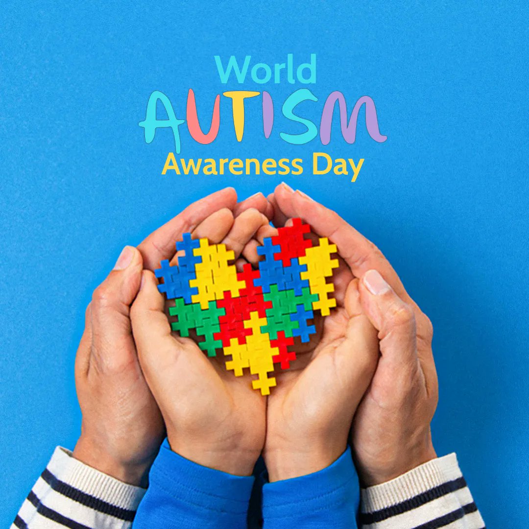 nearwala's tweet photo. World Autism Awareness Day
 
APRIL - 2 SATURDAY

World #AutismAwareness Day is observed on #April2, encouraging us to take measures to raise awareness about people with Autism #SpectrumDisorder throughout the world. https://t.co/krK8AvrqOZ