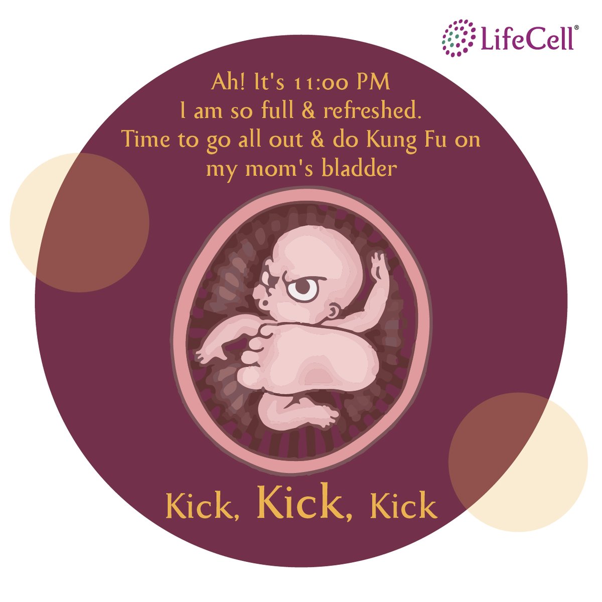 Lifecellint's tweet photo. If your baby is kicking your bladder frequently, follow these tips:
Do yoga &amp; meditation
Listen to soothing music
Take warm tea with honey
Sing a song(pick a calming tune)

#firsttimemom #pregnant #prenancy #babykick #momtobe #pregnancytips #newmom #expectantmom #pregnancyqueries https://t.co/pBqi8rcVoo