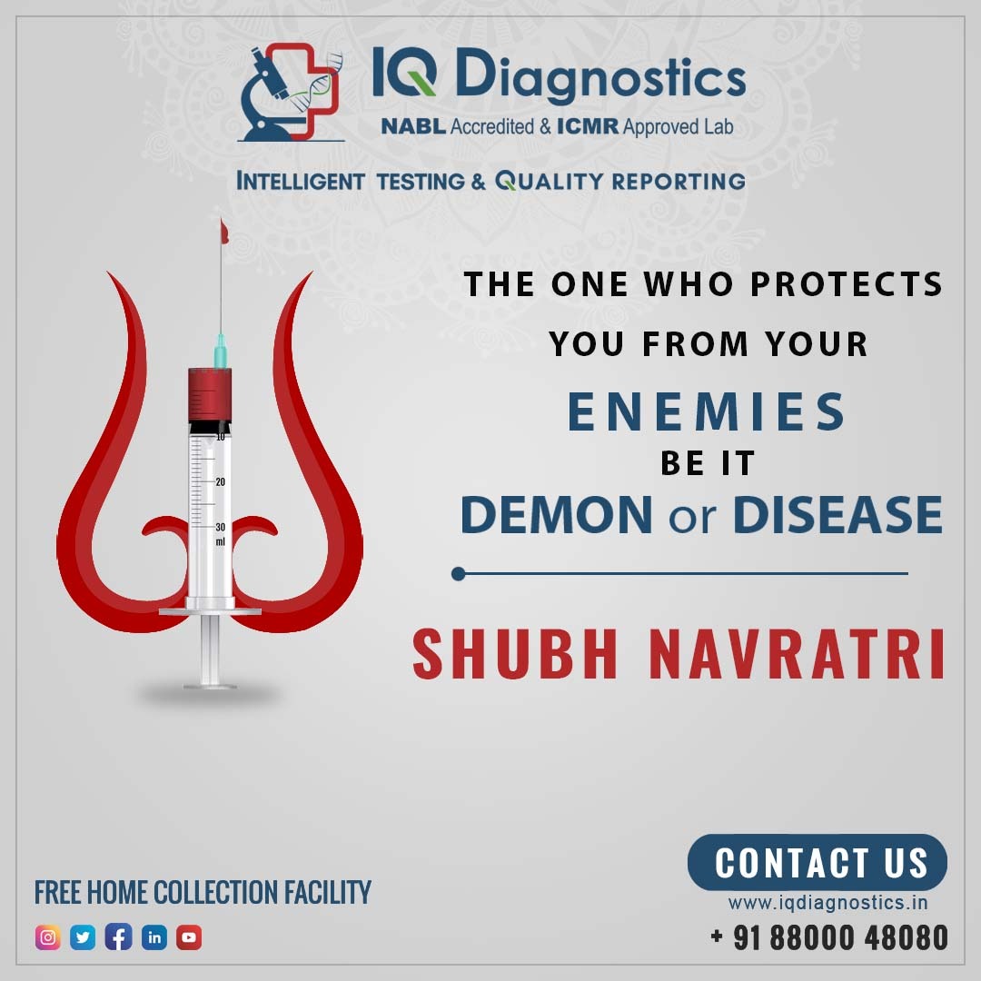 We wishes you all Shubh Navratri! #shubhnavratri #happynavratri #Pathology  #Pathology #Diagnostics #iqdiagnostics #Healthcheckups #diagnosticlabs #pathlabs #diagnosticservices #testingservices #expertdoctors #labinnoida #Noida #GreaterNoida #Ghaziabad