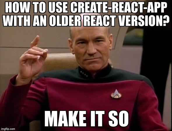 overflow_meme's tweet image. How to use create-react-app with an older React version? stackoverflow.com/questions/4656… #javascript #createreactapp #reactjs
