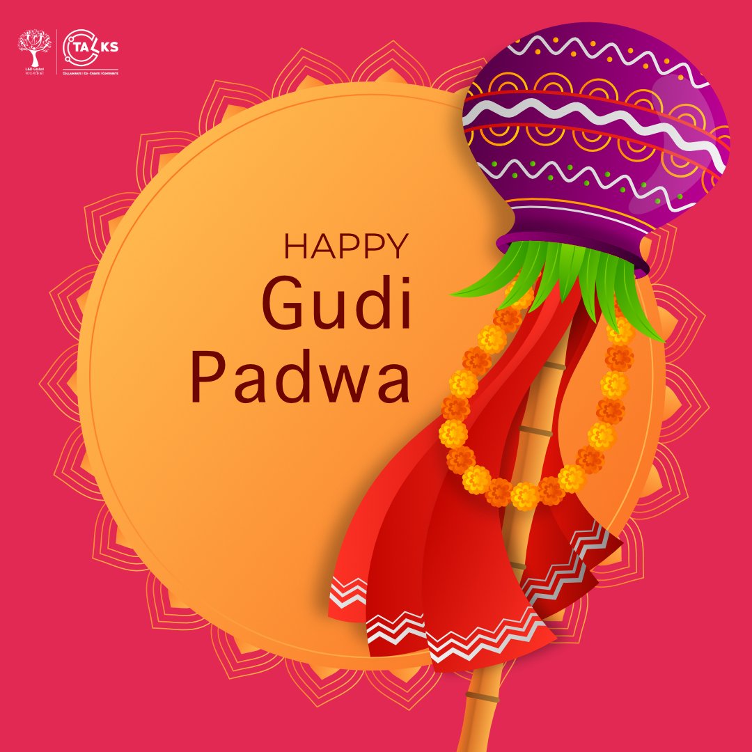 Connect_Talks's tweet photo. A new beginning , A new ray of hope and success coming your way. 
L&amp;D Global Mumbai  wishes a very Happy Gudi Padva✨💐
#lndglobalmumbai #connecttalks #thebattleofthegreatmindsseason4 #gudipadva #hope #asupiciousday #positivity #creatingforindia https://t.co/RK8J2SSt6F