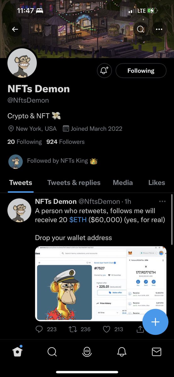 The_Kingstar13's tweet photo. @NftsDemon 0x604EC1299Dc8e78626FCac63507699012431de2D https://t.co/n9CTb4RvYt