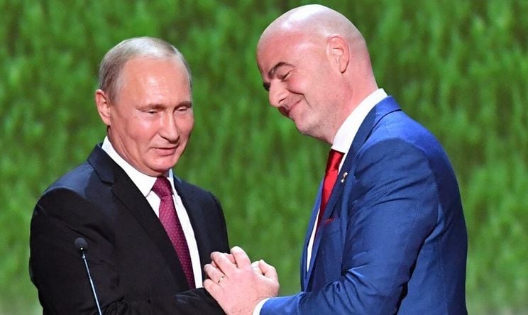 pl_sponsoring's tweet photo. Od wczoraj rosyjski jest oficjalnym językiem urzędowym FIFA. To nie jest żart... #GianniInfantino  #Infantino #wojnanaukrainie  https://t.co/QwpY22otaO https://t.co/AZvO2oB1Sb