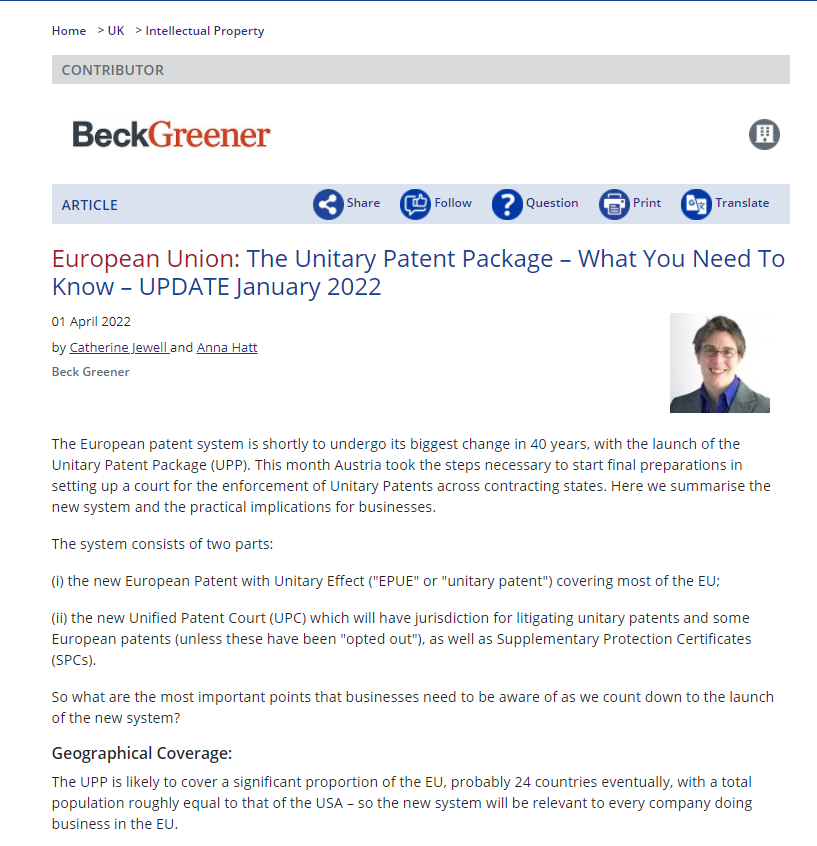 Kayming_IP's tweet photo. The Unitary Patent Package – What You Need To Know:
👉https://t.co/wKNPyLUFEl https://t.co/CzKRgkKUbI