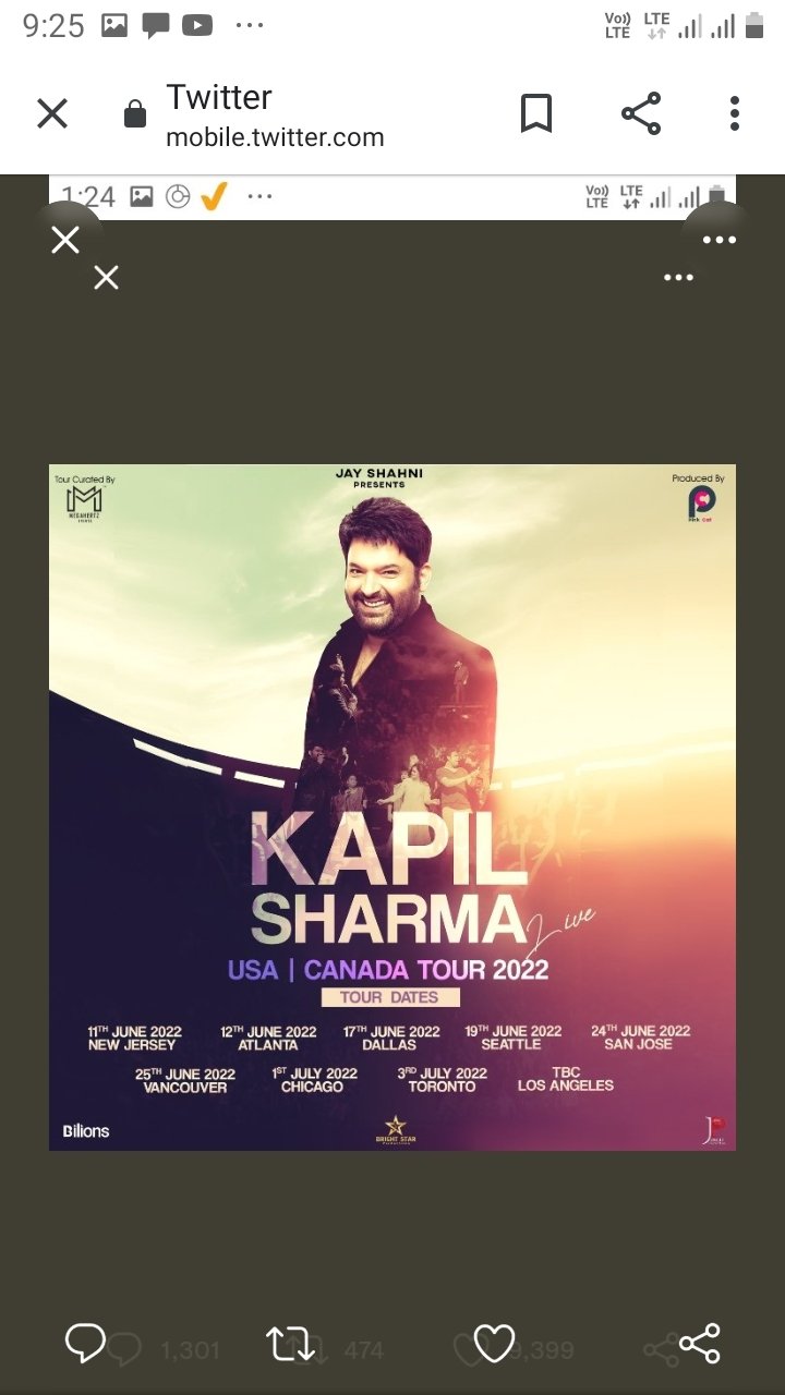 Happy birthday Kapil Sharma paa ji and god bless you with good health, success and happiness. 