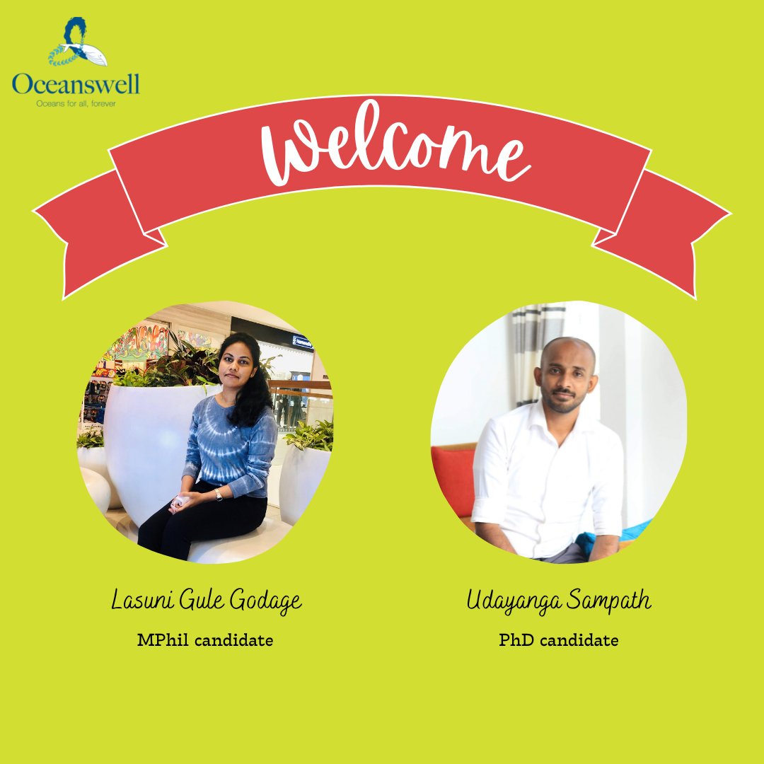 Oceanswell (@oceanswellorg) on Twitter photo We are excited to introduce our MPhil and PhD students, Lasuni Gule Godage (MPhil in Fisheries) and Udayanga Sampath (Phd in Cetacean Acoustics) who will both be based out of Ocean University in Sri Lanka but supervised by a world class team!
<a href="/ashadevos/">Dr. Asha de Vos</a> We are excited to introduce our MPhil and PhD students, Lasuni Gule Godage (MPhil in Fisheries) and Udayanga Sampath (Phd in Cetacean Acoustics) who will both be based out of Ocean University in Sri Lanka but supervised by a world class team!
<a href="/ashadevos/">Dr. Asha de Vos</a>