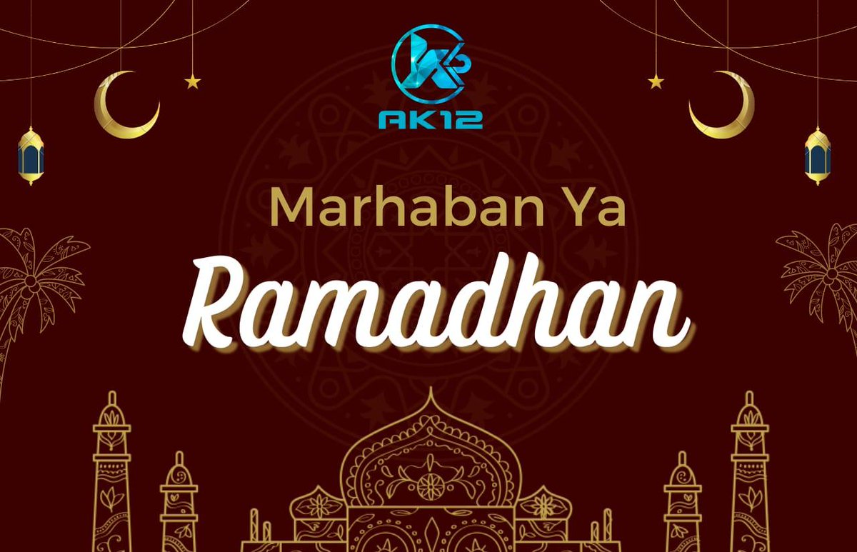 AK12Token's tweet photo. Team Management Ak12Token Mengucapkan : 

"Diawali dengan Bismillah, menyambut bulan penuh berkah Saatnya untuk lebih mendekatkan diri pada-Nya, menjauhi keburukan, memperbanyak ibadah.
Marhaban ya Ramadhan 1443 H. Selamat menunaikan ibadah puasa."

#Ak12token #cryptocurrency https://t.co/k3W15nDlsd