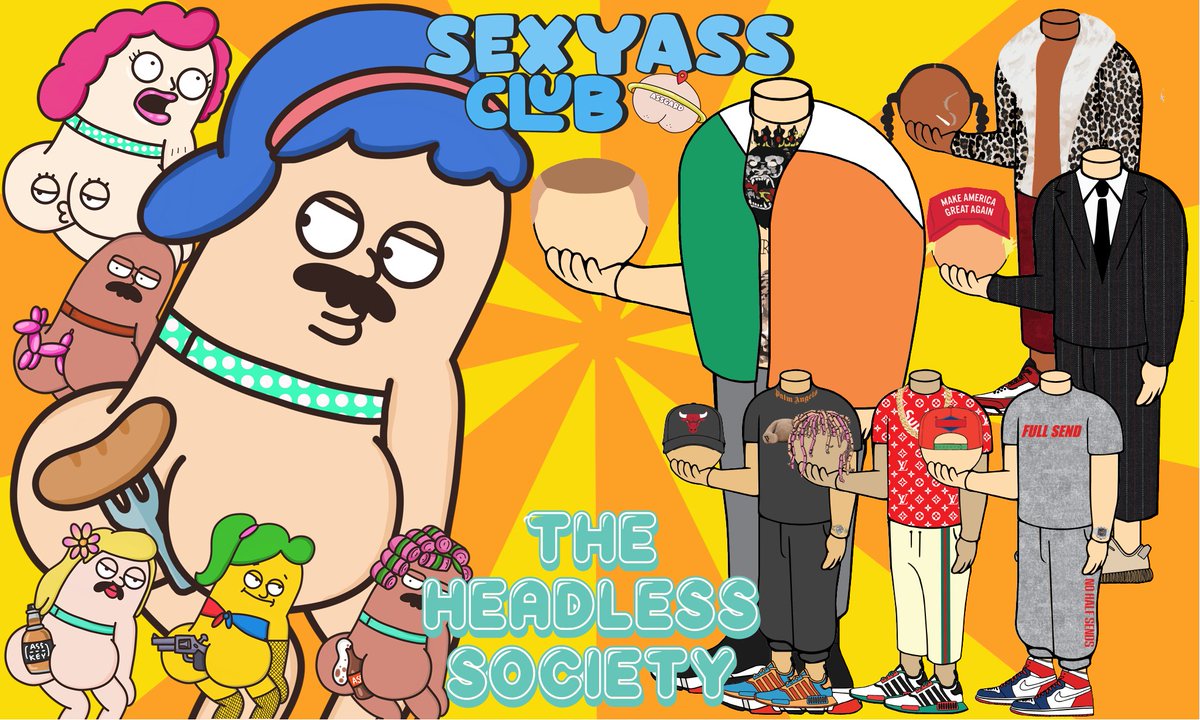 ✨#Giveaway✨
 The Headless Society x Sexyassclub 

🎁5 x Sexyassclub WL

🍺Follow  
<a href="/SexyassclubNFT/">SexyassclubNFT/Sold Out</a>

 x 
<a href="/Headless_Soc/">The Headless Society</a>

🍺Like &amp; RT &amp; Tag frens
🍺Join our Discords 
discord.gg/4mwC2T9zXe

⏰24 hour
#NFT #NFTs #NFTGiveaway #NFTGiveaways