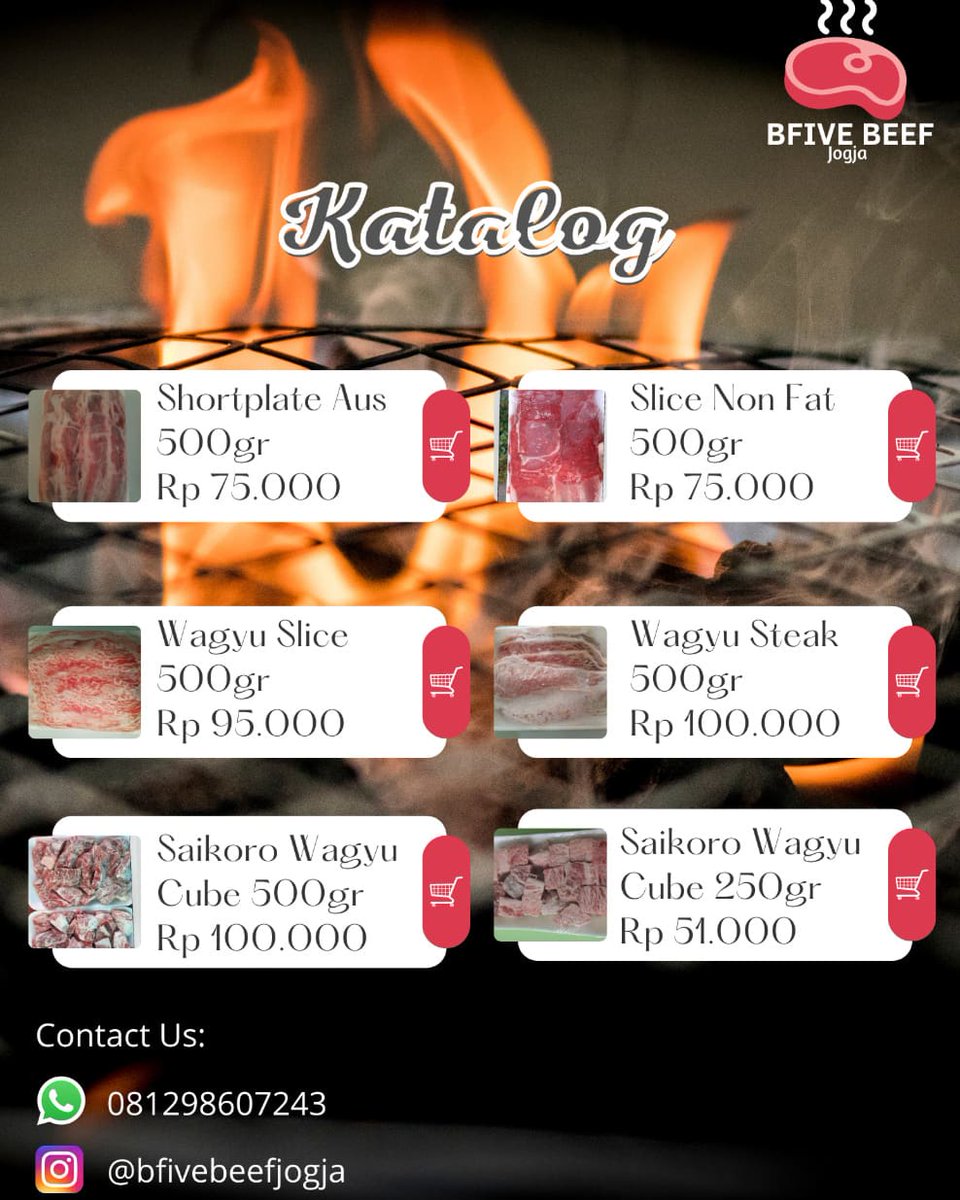 Maaaf setiap ngetweet isinya nawarin katalog jualan hihi
Soalnyaa aku suka jualan XD
Monggo kaakk dagingnya ready area jogjaa yaaa 
Terima kasihh 😁

#shortplatejogja #shortplate #shortplatebeef #wagyusteakjogja #wagyusteak #beef