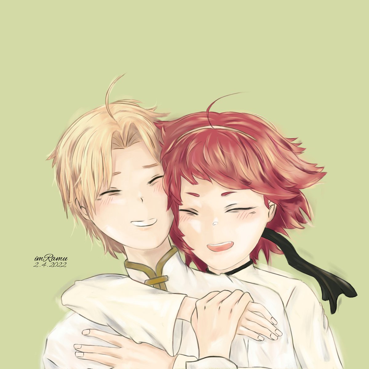 im_rum's tweet photo. Rudeus &amp; Eris
ルーデウスとエリス
#無職転生 
#MushokuTensei https://t.co/Fl3aa0rQg9
