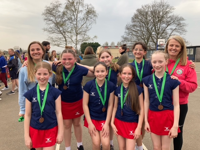 WorplesdonSch's tweet photo. The Worplesdon Year 5&amp;6 netball team smashing it this week! Well done girls 🏐 https://t.co/9zEJDigC8D