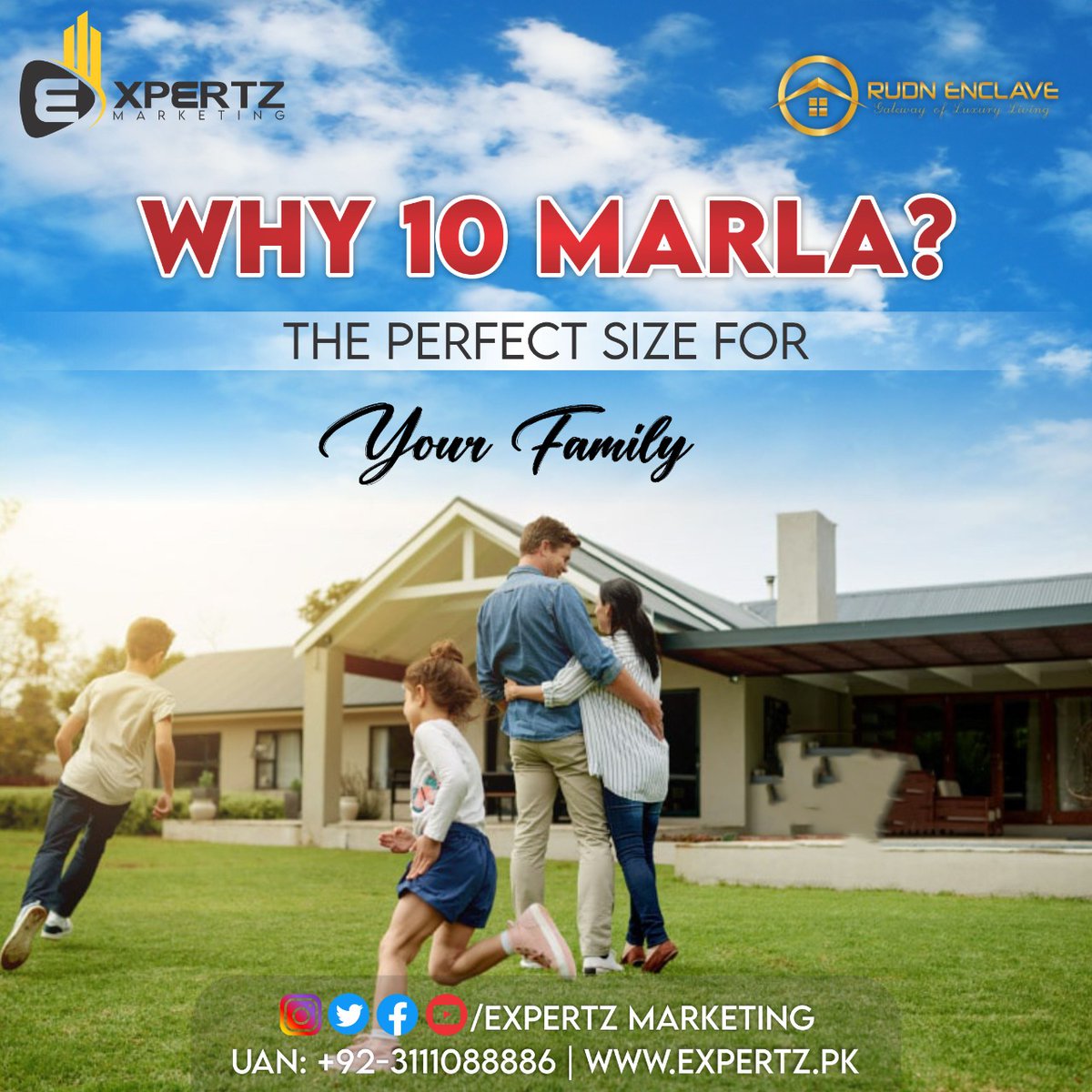 Experts267's tweet photo. You must be wondering that Why 10 Marla is just Perfect?
Here are the reasons:
 Perfect Location
 Affordable Rates
 Adjacent to Ring Road
 Modern Amenities
 Located In Executive Block
 Perfect Size
Don’t Miss The Golden Opportunity and Book Your Plot Today! https://t.co/BgNnCZdTi5