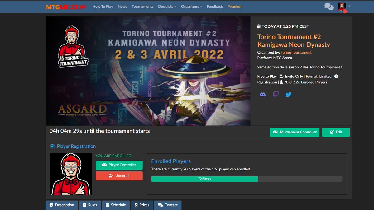 TorinoMTG's tweet photo. Il vous reste 4 heures pour venir participer à la fête ! Et quelle fête ! 70 inscrits pour ce deuxième Torino Tournament de la saison 2 ! 

100% Limité 100% Gratuit 

#limitedtournament #torinoteam #waitingbologne https://t.co/K7Q9xTQ9rp
