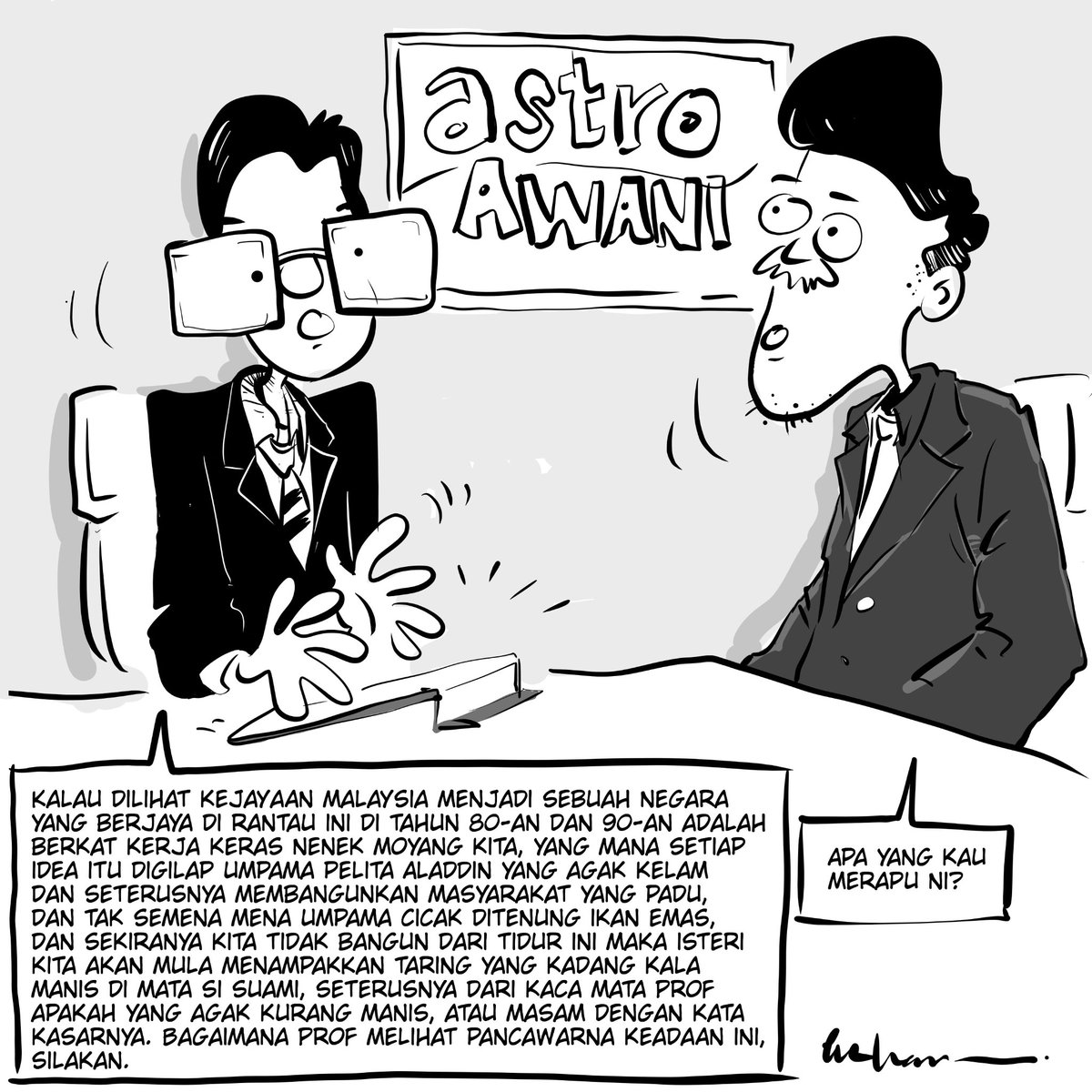 arylana's tweet photo. Lama dah tak tengok Astro @501Awani 
.
#malaysiajokes #malaysianhumour #astroawani #astro #artoontastic #malaysiancartoon #kartunmalaysia #kartun
https://t.co/MHDuTm1SB9 https://t.co/67krLmewch