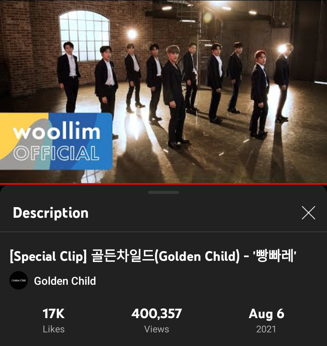 GNCD YouTube Team (@gncd_youtube) on Twitter photo 'Fanfare' Special Clip has now surpassed 400K views!
🔗 youtu.be/1cheS6l4MKc
#GoldenChild #골든차일드
<a href="/GoldenChild/">GoldenChild (골든차일드)</a> <a href="/Hi_Goldenness/">GOLDEN CHILD</a> 'Fanfare' Special Clip has now surpassed 400K views!
🔗 youtu.be/1cheS6l4MKc
#GoldenChild #골든차일드
<a href="/GoldenChild/">GoldenChild (골든차일드)</a> <a href="/Hi_Goldenness/">GOLDEN CHILD</a>