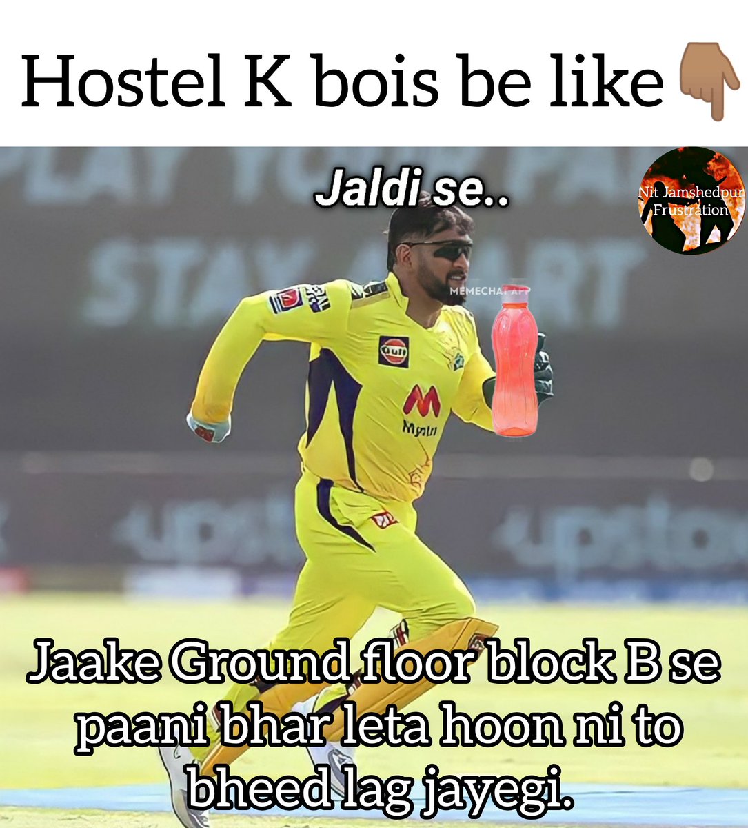 nit_frustration's tweet photo. Fee deposit kar diya sabne!!
#Feedeposit #Nowater #SaturdayMorning #SaturdayMotivation #SaturdayThoughts #NITJamshedpur 
@shashwatshukla_ @akibaliii @i_am_an_NITian @i_am_an_NITian @InMemeTemplates @Memes_Raj @Circustic_Banda @memechat_app @Memeswali_CA @mrexcitingeditz https://t.co/gjy8MgsPea