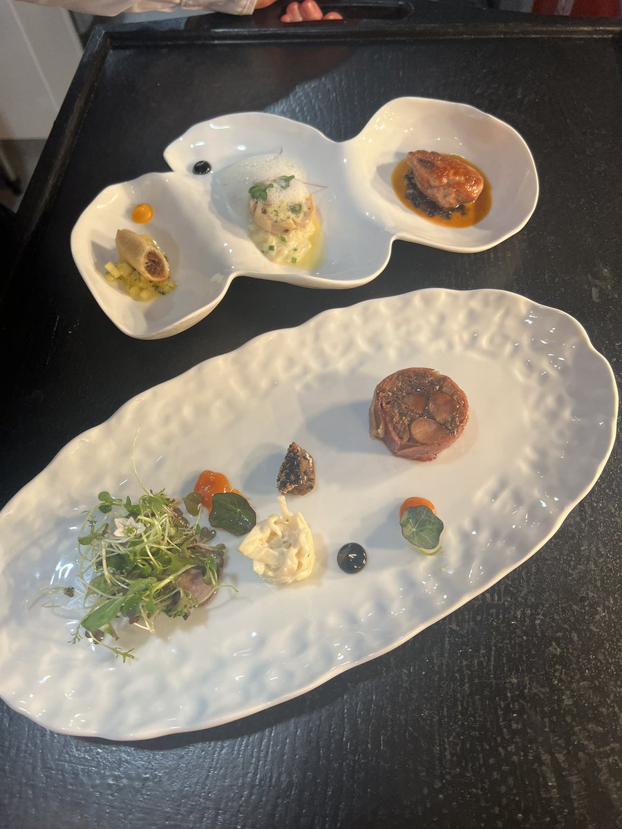 Quail &amp;  <a href="/DuckThornhill/">ThornhillDuck</a>  starters <a href="/macneanhouse/">MacNean House & Restaurant</a> 😋😋